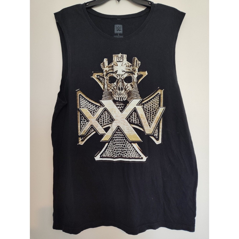 Triple H Official WWE Authentic 25 Years Anniversary Shirt Black Size Large Y2K